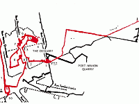 Схема катакомб